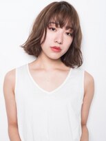 クアトロ グランシュ 川崎店(QUATRO × GranCieux)&nbsp;【QUATRO】フリンジバングの柔らかピュアボブ