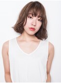 【QUATRO】フリンジバングの柔らかピュアボブ