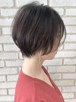 大人可愛い/ショートボブ/小顔/スリークボブ/外ハネボブ【江角】