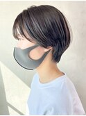 丸みショート_マッシュショートカーキグレージュ_ba327321