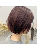 イルミナカラー/カラー/ショートヘア/カット/前髪カット