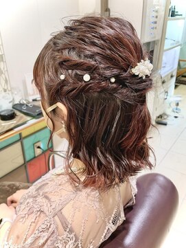 ネオリーブ チッタ 阿佐ヶ谷店(Neolive citta) 大人気☆結婚式お呼ばれハーフアップスタイル