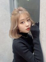 ロンド レア 天神大名店(Lond Le’a) ダブルカラーベージュカラーケアブリーチハイトーンカラー韓国