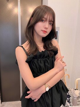 ボタン ハカタ(VOTAN hakata) 【YU_KA】ブラウンベージュカラー/くびれヘア/レイヤーカット