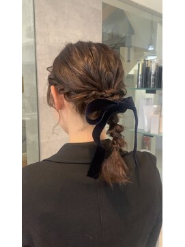 ハイル(KHAIR) 編みおろしアレンジ♪