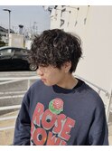 刈り上げないマッシュ ツイストスパイラル