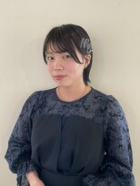 美容室 はなこ シルバーピンアレンジ