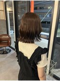 切りっぱなしボブ
