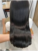 髪質改善艶カラーグレージュ