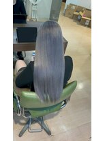 アウラ(AURA)&nbsp;ペールブルーカラーブルーグレージュハイトーンカラー