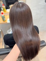 トゥイン 八王子(TWIN)&nbsp;暗めカラー髪質改善デザインカラーレイヤーカット