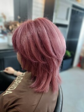 アクシー カット+ブリーチ&カラー