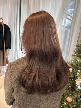 韓国へア/レイヤー/顔周り/ボブ/透明感カラー