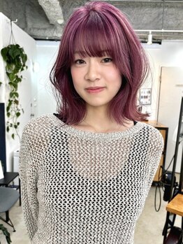 イースエモーション(ease et motion)の写真/ツヤ感たっぷりの柔らか似合わせカラー!ライフスタイルに寄り添い「なりたい」ヘアスタイルへ【福岡/天神】