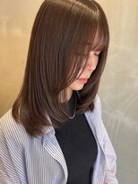 ベルベットヘア 千早店(Velvet hair)&nbsp;髪質改善カラー×グレージュ×顔周りレイヤー【みつ】