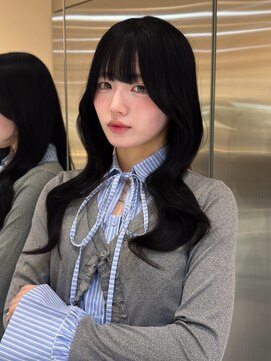 シー バイ ロンド 新宿(Sea by Lond) ヨシンモリ×ブルーブラック［レイヤー/髪質改善/韓国］