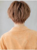 ハイトーンカラー12トーンひし形ショートマッシュ20代30代W志木