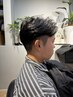 【メンズ】毛流れ1カールパーマ＋似合わせカット