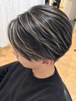 アズールサン 草加西口店(azule-sun)&nbsp;メンズメッシュ,ベージュ,マッシュ,刈り上げ,ブリーチ【草加】
