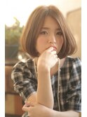 フェミニン大人ボブ