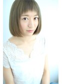 ☆切りっぱなしボブミルキーカラー☆