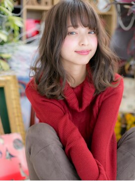 カバーヘア ブリス 戸田公園西口店(COVER HAIR bliss) ■bliss戸田公園9★■くせ毛風♪アシンメトリーセミディ!