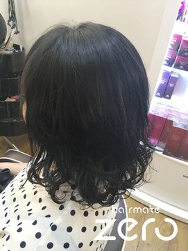 ヘアメイクゼロ 坂戸駅前店(hairmake zero) オージュア ノンアルカリデジタルパーマ