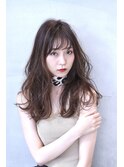 【hair salon W】インナーカラークールミックスウェーブ