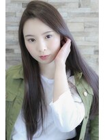 ビースリー ロア&nbsp;艶感ストレート × イルミナカラー[横浜 ビースリー スタイル]