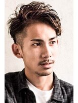 モニカ 西宮北口(Monica)&nbsp;ビジネス流行モテ髪サイドパート黒髪アップバングイケメン七三