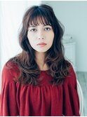 セミウェットウェーブ♪大人かわいい♪前髪