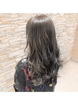 アロマヘアルーム 横浜店(AROMA hair room) 外国人風カラー　グレージュ ハイライト バレイヤージュ/横浜