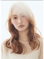 ココカラヘア 星ヶ丘店(KOKOKARA HAIR)&nbsp;オレンジベージュの柔らかロング