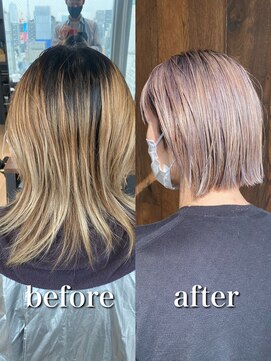 アフロート ギンザ(AFLOAT GINZA) 【白川style】20代30代40代小顔カット大人かわいいくびれモテ髪