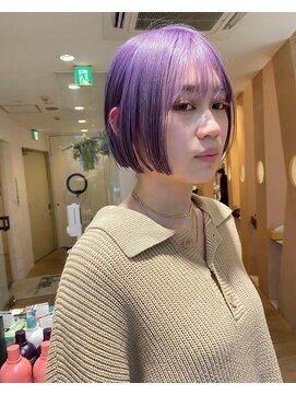 ビファインイーハアヴェダ(Befine e-ha AVEDA) ブリーチ2回ハイトーンボブ★