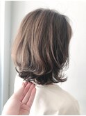 黒髪/小顔/ワンレン/ボブルフ/ネビージュ/レイヤー/ボブ[関内]