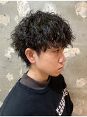 ツイストスパイラルパーマツイストパーマメンズマッシュ札幌大通