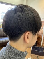 フリー(Free)&nbsp;爽やかツーブロック刈上げmix丸みマッシュショート