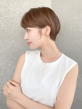 ロンド レグリーズ 立川(Lond leglise) ショート×顔周り×前髪×シルキーベージュ×グレージュカラー