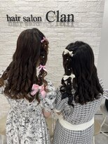 クランリリー 東梅田店(clan lily) お花あみたらし/梅田ヘアセット