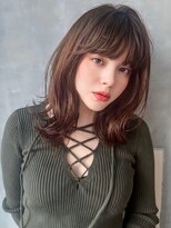 ナイロン 西葛西店(NYLON.)&nbsp;〈NYLON.〉重めバング×くびれミディ