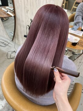 ロンドアジュール 横浜(Lond azur) ブリーチベースピンクカラー♪横浜韓国