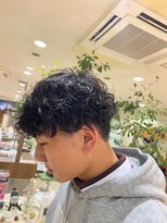 アウラ(AURA)&nbsp;スパイラルパーマ無造作パーマ波巻きパーマメンズパーマ