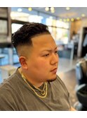 スキンフェード メンズショート 宇都宮 バーバー