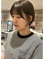 トッカ 札幌(tocca) 【熊澤】ショートボブ/グレージュイヤリングカラー