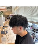 メンズマッシュツイストスパイラルパーマ