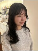 心斎橋 ロングパーマ ニュアンスパーマ レイヤーカット