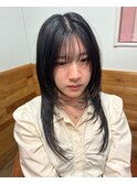 韓国風レイヤーカット