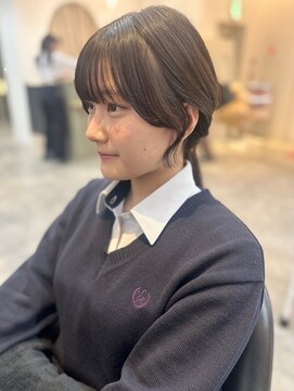 スティル カラン(STILL calin) 【宮川】顔まわりカット“巻いても結んでも可愛い”