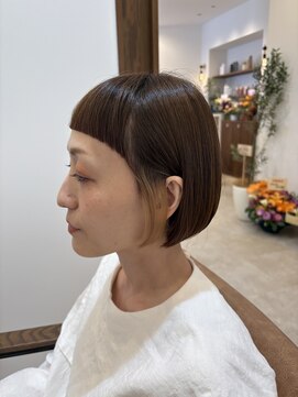 スーリール 野芥店(Sourire) ミニボブインナーカラー